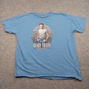 Randy Travis Shirt Mens XL Graphic Tee Country Music Merch‎ Western Retro 90s